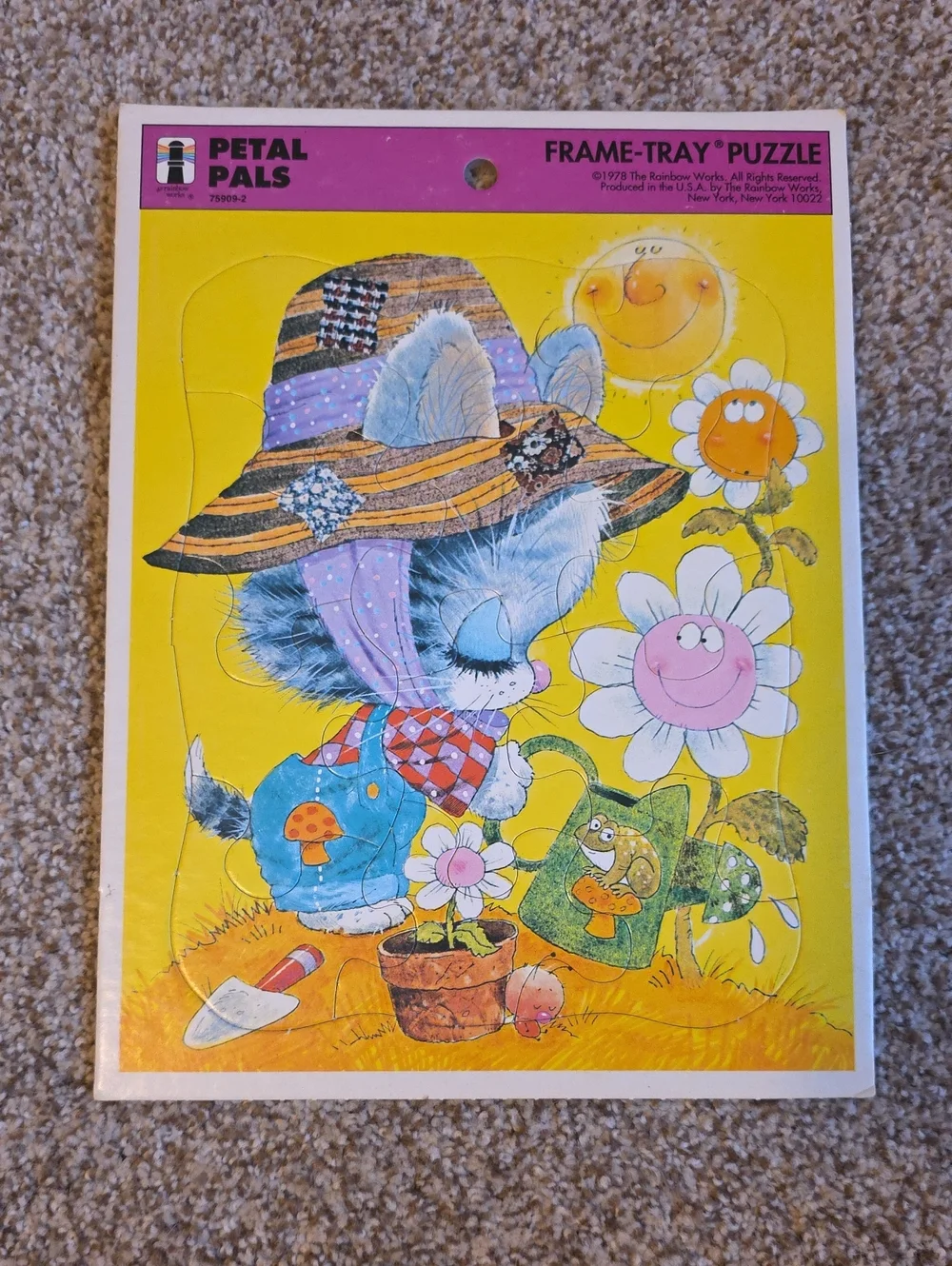 Vintage 1970s frame-tray puzzles, 
